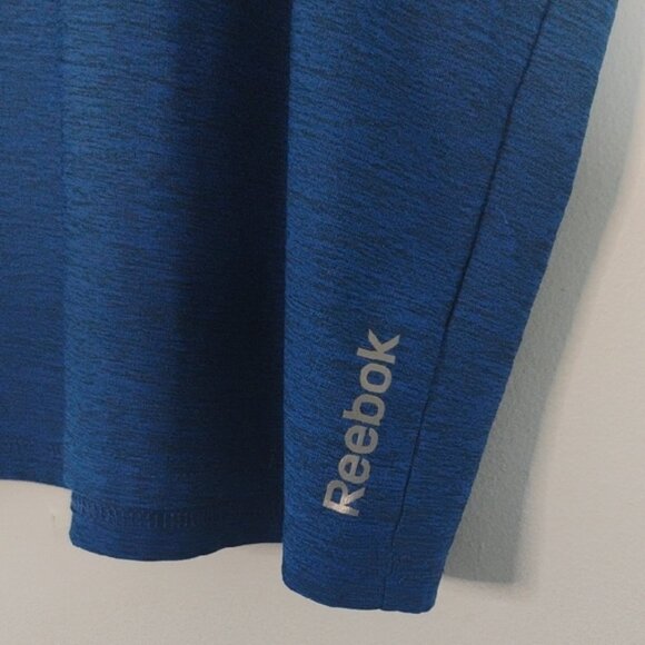 Reebok Men's Size Large Blue Short Sleeve Active Wear Tee Casual Comfort Sporty - Picture 4 of 7